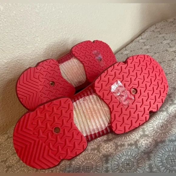 Taxi~NWT~Aries~Red~Breathable Mesh Textile~Lace-Up~Athletic Sneaker Shoe~Size 10 - Picture 12 of 13